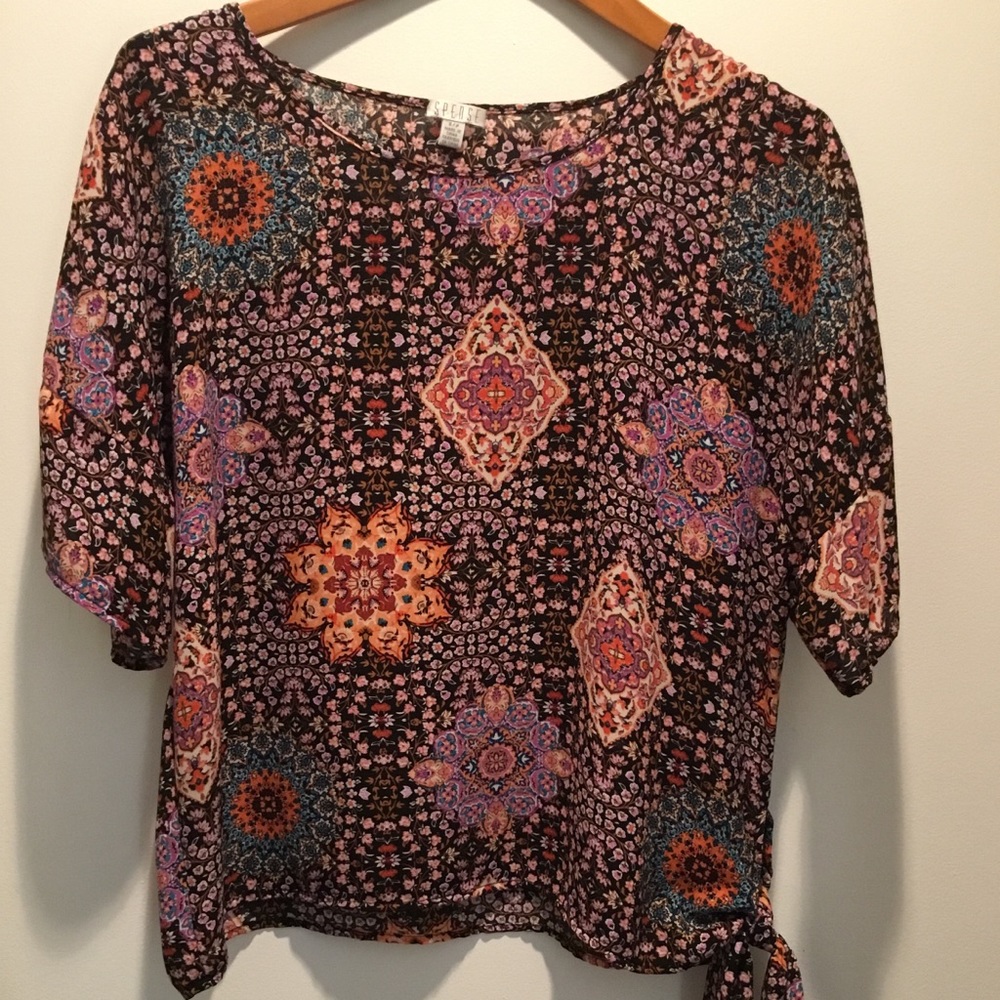 Spence Boho Style Top Blouse